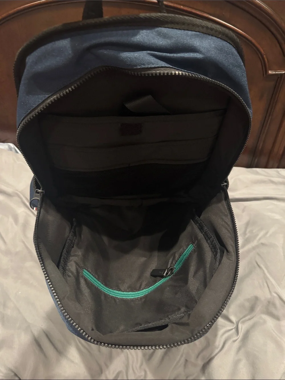Tommy Hilfiger Blue Everyday Backpack with Front Pocket
